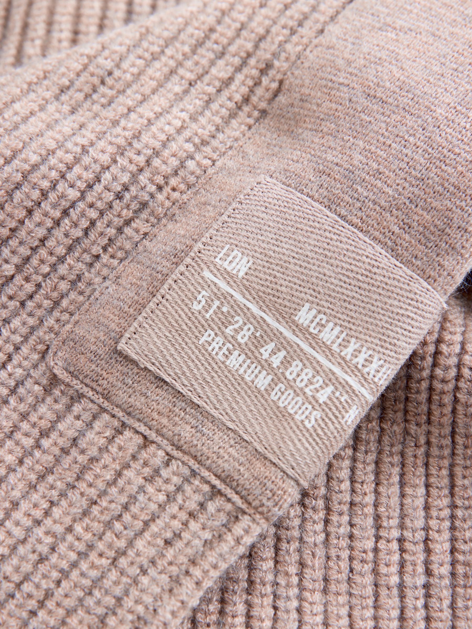 Buy Neutral Utility Zip Through Knitted Cardigan (3-16yrs) from