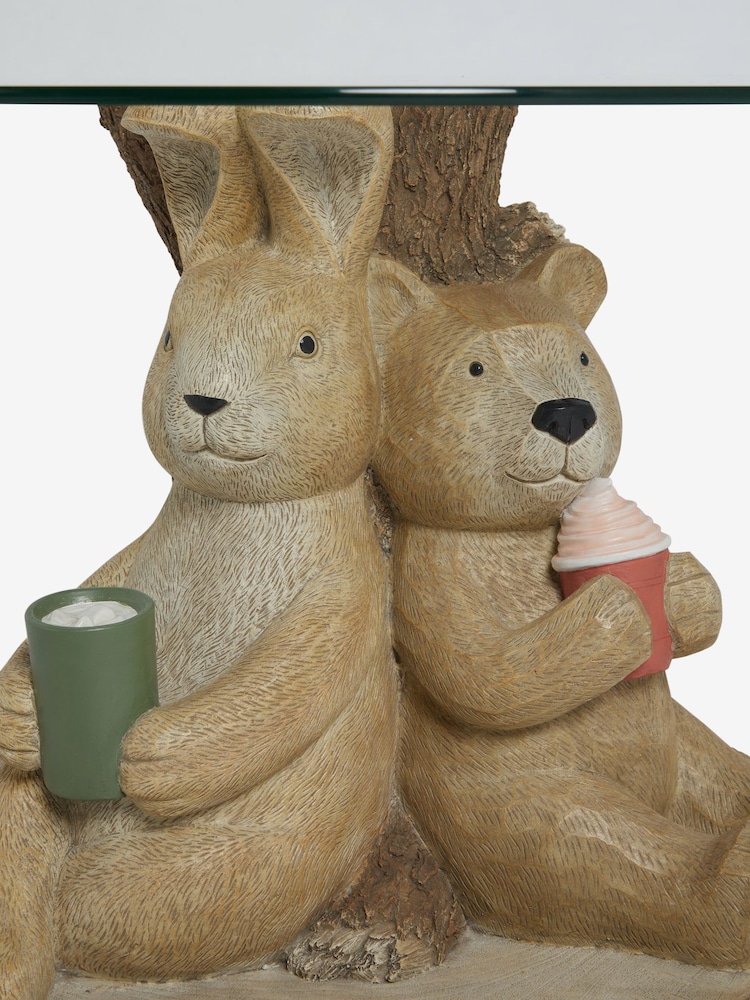 Natural Animals Picnic Resin Coffee Table - Image 6 of 6 Natural Animals Picnic Resin Coffee Table - Image 6 of 6