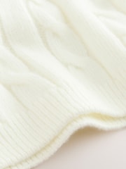 Cream Cable Knit Crew Neck Jumper (3-16yrs) - Image 7 of 7