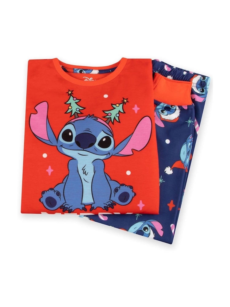 Character Red Stitch Christmas Pyjamas - Image 6 of 6 Character Red Stitch Christmas Pyjamas - Image 6 of 6