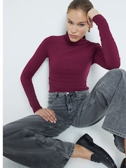 Pack de 2 tops de manga larga con cuello vuelto de River Island - Imagen 3 de 6