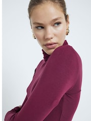 Pack de 2 tops de manga larga con cuello vuelto de River Island - Imagen 4 de 6