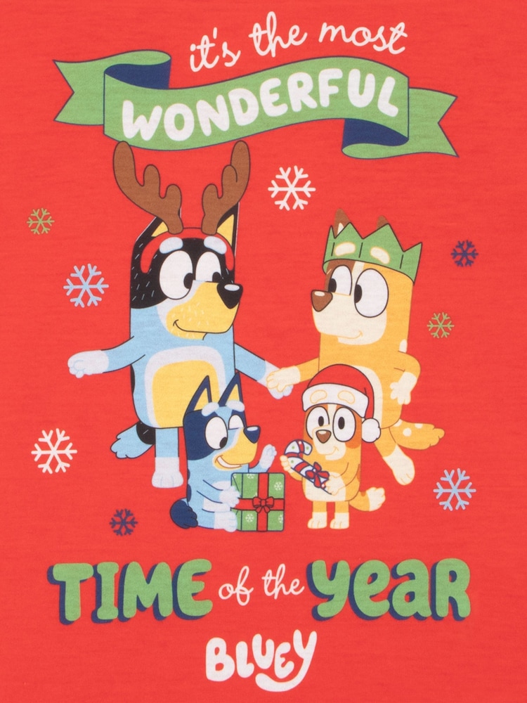 Character Bluey And Bingo Christmas Pyjamas - Image 4 of 11