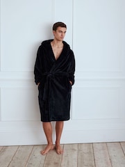 Chelsea Peers Blue Fleece Dressing Gown - Image 1 of 5