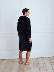 Chelsea Peers Blue Fleece Dressing Gown - Image 2 of 5
