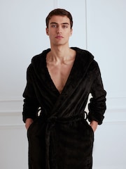 Negro - Bata de polar de Chelsea Peers - Imagen 3 de 5