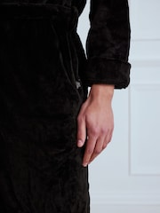 Negro - Bata de polar de Chelsea Peers - Imagen 4 de 5