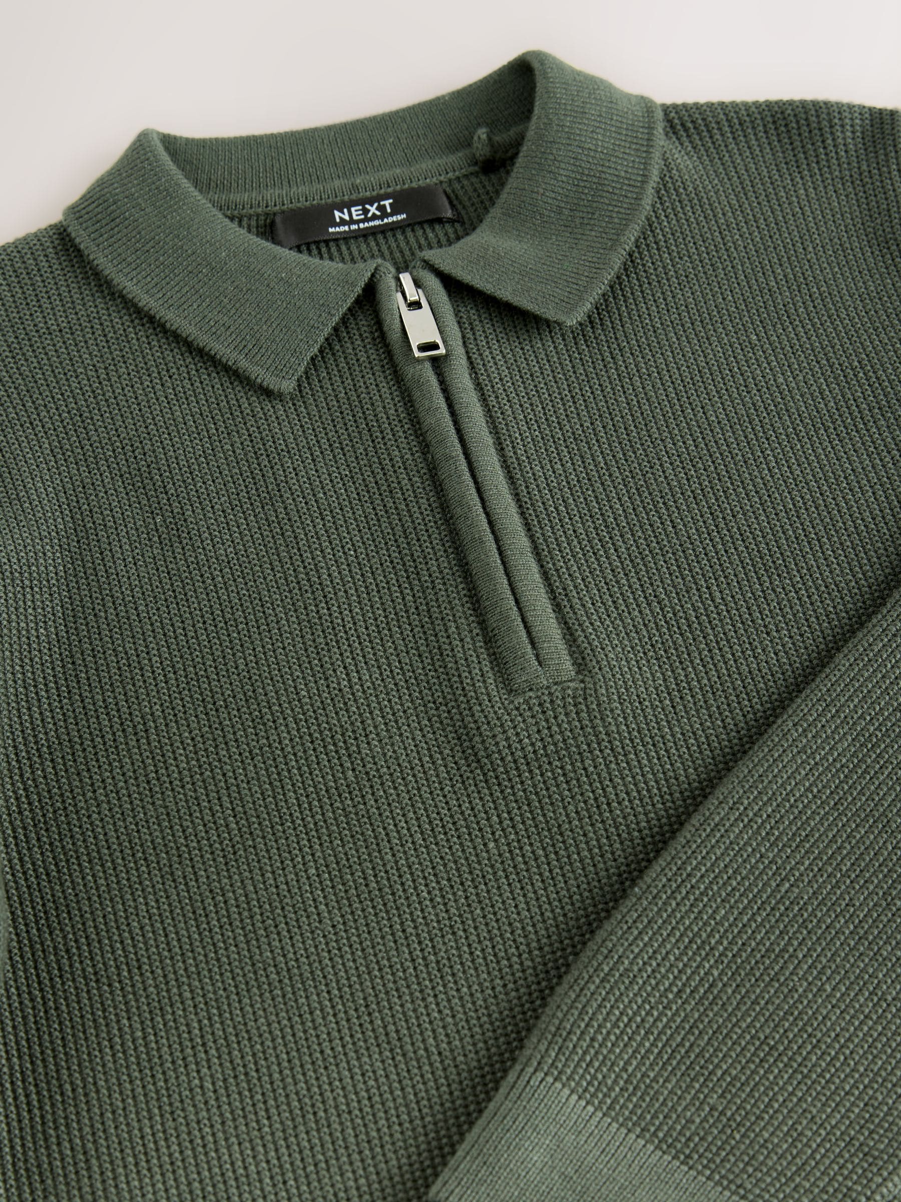 p(R)ojectR® Knit Polo Shirt Buy Black Argyle Knitted Zip Neck Polo Shirt (3-16yrs) from Next
