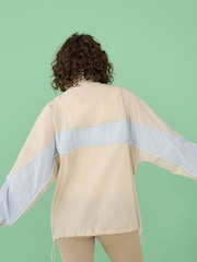 Azul/crudo - Colourblock Windbreaker Running Jacket - Imagen 3 de 8