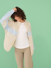 Azul/crudo - Colourblock Windbreaker Running Jacket - Imagen 4 de 8