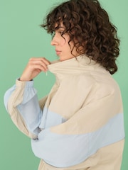 Azul/crudo - Colourblock Windbreaker Running Jacket - Imagen 5 de 8