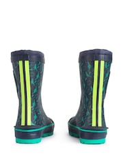 Verde - Botas de agua con diseño de dinosaurio y cordón superior Little Puddle de Start Rite - Imagen 4 de 5