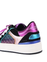 Kurt Geiger London Junior Mini Southbank Tag Black Trainers - Image 4 of 4