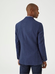 Синій - Skopes приталений куртка Fit Tweed Effect Ingram - Image 3 of 6