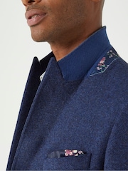 Синій - Skopes приталений куртка Fit Tweed Effect Ingram - Image 4 of 6