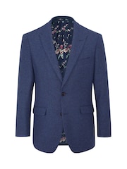 Синій - Skopes приталений куртка Fit Tweed Effect Ingram - Image 5 of 6