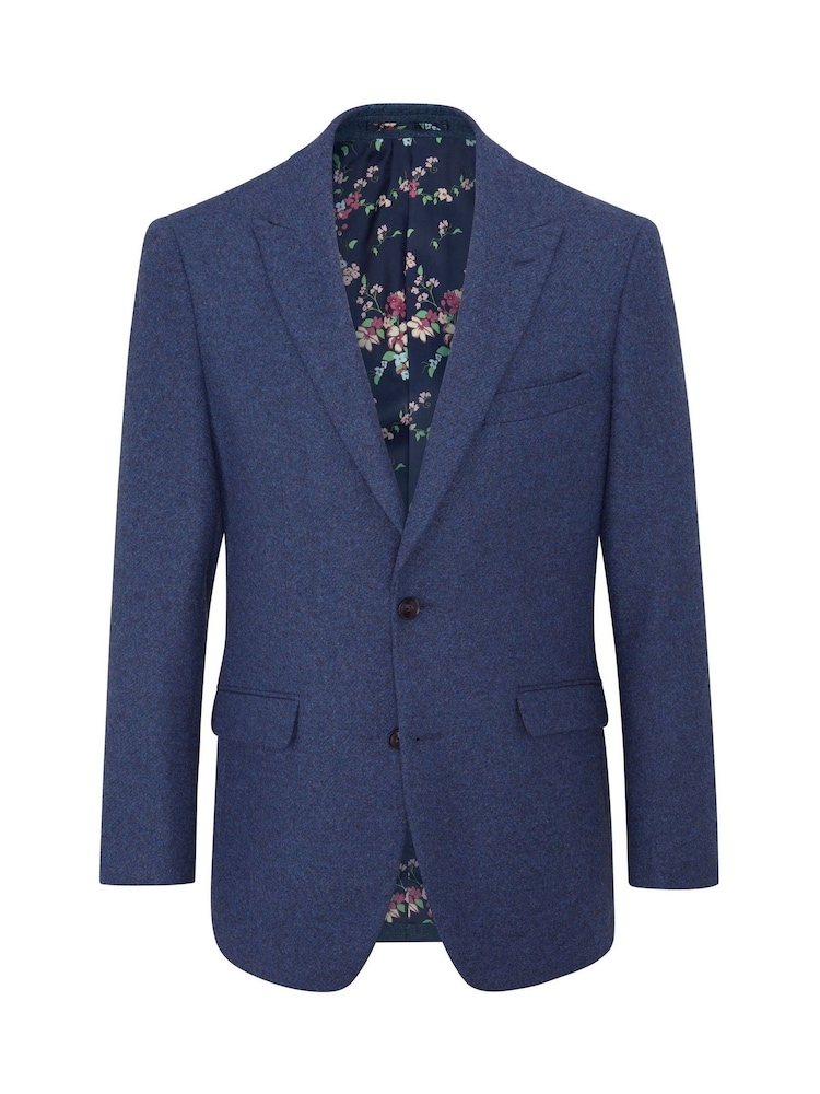 Синій - Skopes приталений куртка Fit Tweed Effect Ingram - Image 5 of 6