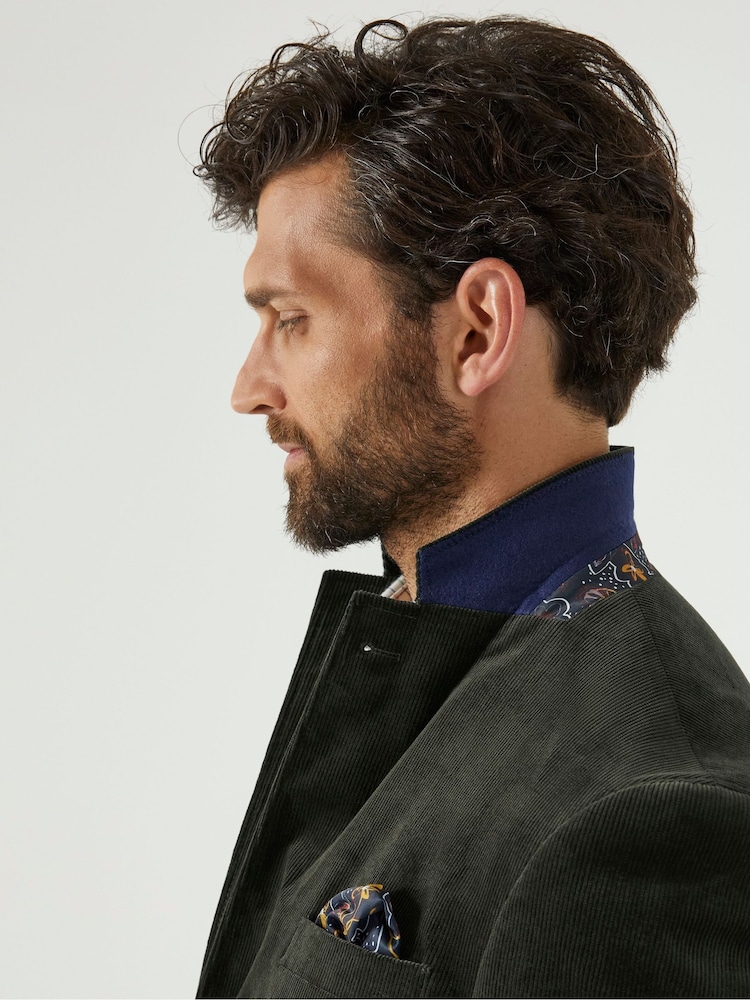 Buy Skopes Green Tailored Fit Corduroy Taylor Jacket from Next