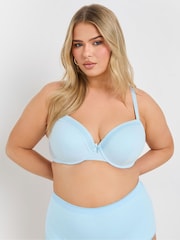 Yours Curve Grey Cotton Padded Bras 2 Pack - Image 2 of 8