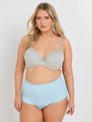 Yours Curve Grey Cotton Padded Bras 2 Pack - Image 4 of 8