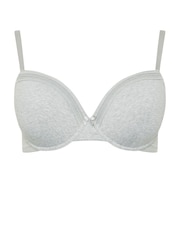 Yours Curve Grey Cotton Padded Bras 2 Pack - Image 8 of 8