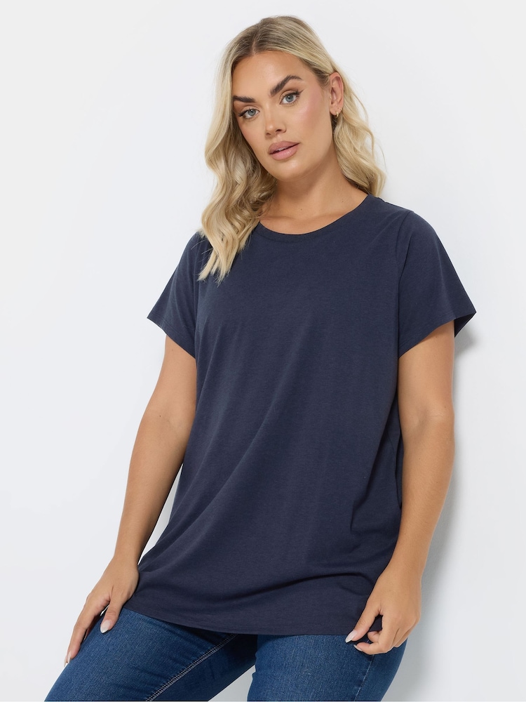 Yours Curve – Core – Kurzarm-T-Shirts im 5er-Pack - Bild 2 von 10 Yours Curve – Core – Kurzarm-T-Shirts im 5er-Pack - Bild 2 von 10