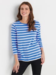 M&Co Stripe & Animal Print Crew Neck Tops 3 Pack - Image 2 of 9