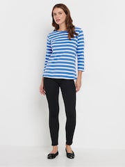 M&Co Stripe & Animal Print Crew Neck Tops 3 Pack - Image 3 of 9