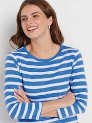 M&Co Stripe & Animal Print Crew Neck Tops 3 Pack - Image 5 of 9