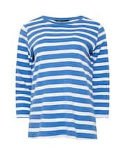 M&Co Stripe & Animal Print Crew Neck Tops 3 Pack - Image 7 of 9