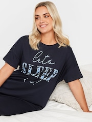 Yours Curve Lets Sleep T-Shirts 2 Pack - Imagen 5 de 8