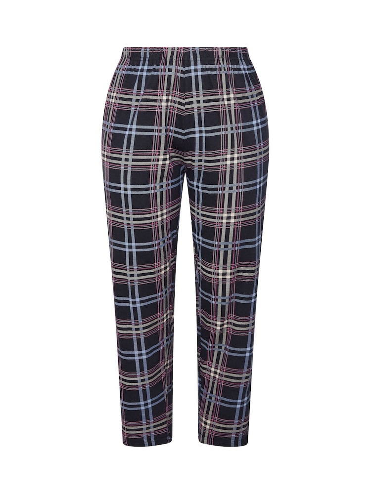 Yours Curve karierte Pyjamahose mit weitem Bein aus 100% Baumwolle - Bild 7 von 7 Yours Curve karierte Pyjamahose mit weitem Bein aus 100% Baumwolle - Bild 7 von 7