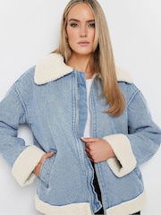 Long Tall Sally Denim e Long Tall Borg Jacket - Imagem 4 de 5