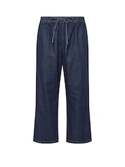 Yours Curve Blue Denim 100% Cotton Jeans - Image 5 of 5