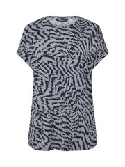 Yours Curve Grey Abstract Print T-Shirt - Image 5 of 5