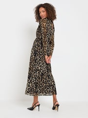 M&Co Midikleid aus Netzstoff mit Leoparden-Print - Bild 2 von 5