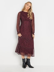 Long Tall Sally Сетчатый леопардовый принт многоярусного платья - Image 1 of 5