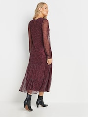 Long Tall Sally Сетчатый леопардовый принт многоярусного платья - Image 3 of 5