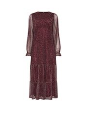 Long Tall Sally Сетчатый леопардовый принт многоярусного платья - Image 5 of 5
