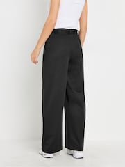 PixieGirl Petite Black Buckle Wide Leg Trousers - Image 3 of 5