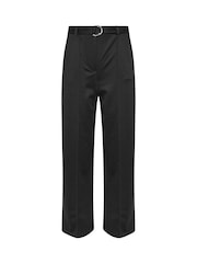 PixieGirl Petite Black Buckle Wide Leg Trousers - Image 5 of 5