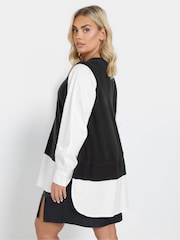 Yours Curve Black Vest Short - Image 3 of 9