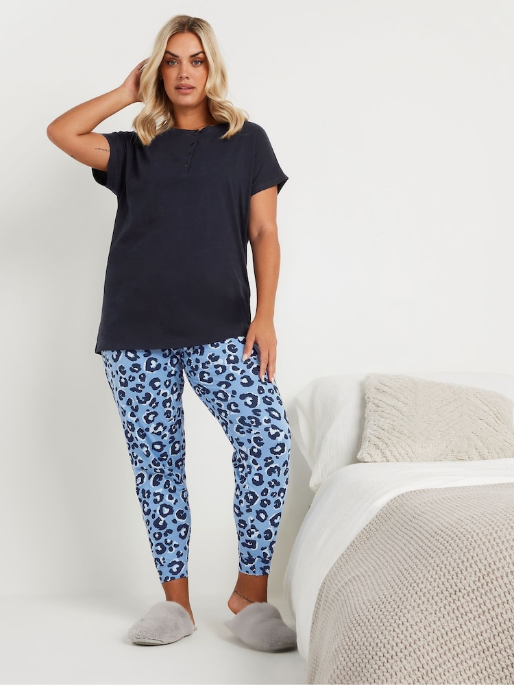 Top de pijama de algodón 100 % con mangas cortas y tapeta de Yours Curve - Imagen 2 de 5 Top de pijama de algodón 100 % con mangas cortas y tapeta de Yours Curve - Imagen 2 de 5