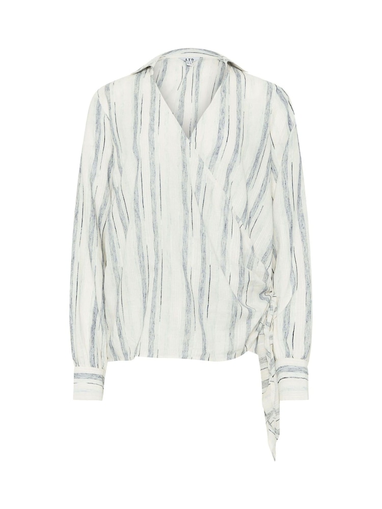 Long Tall Sally 條紋裹身女裝上衣 - 圖片 6/6