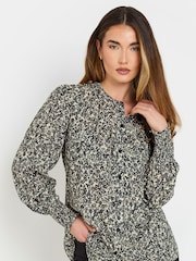 Long Tall Sally Grey Yoke Button Shirt - Image 1 of 5