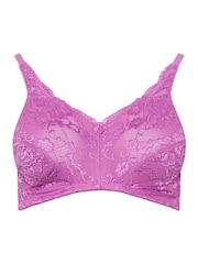 Yours Curve Pink Lace Total Support Bra - Image 9 of 10