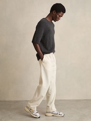 Reiss Gunmetal/Black Volt Overlay Logo Running Trainers - Image 2 of 5