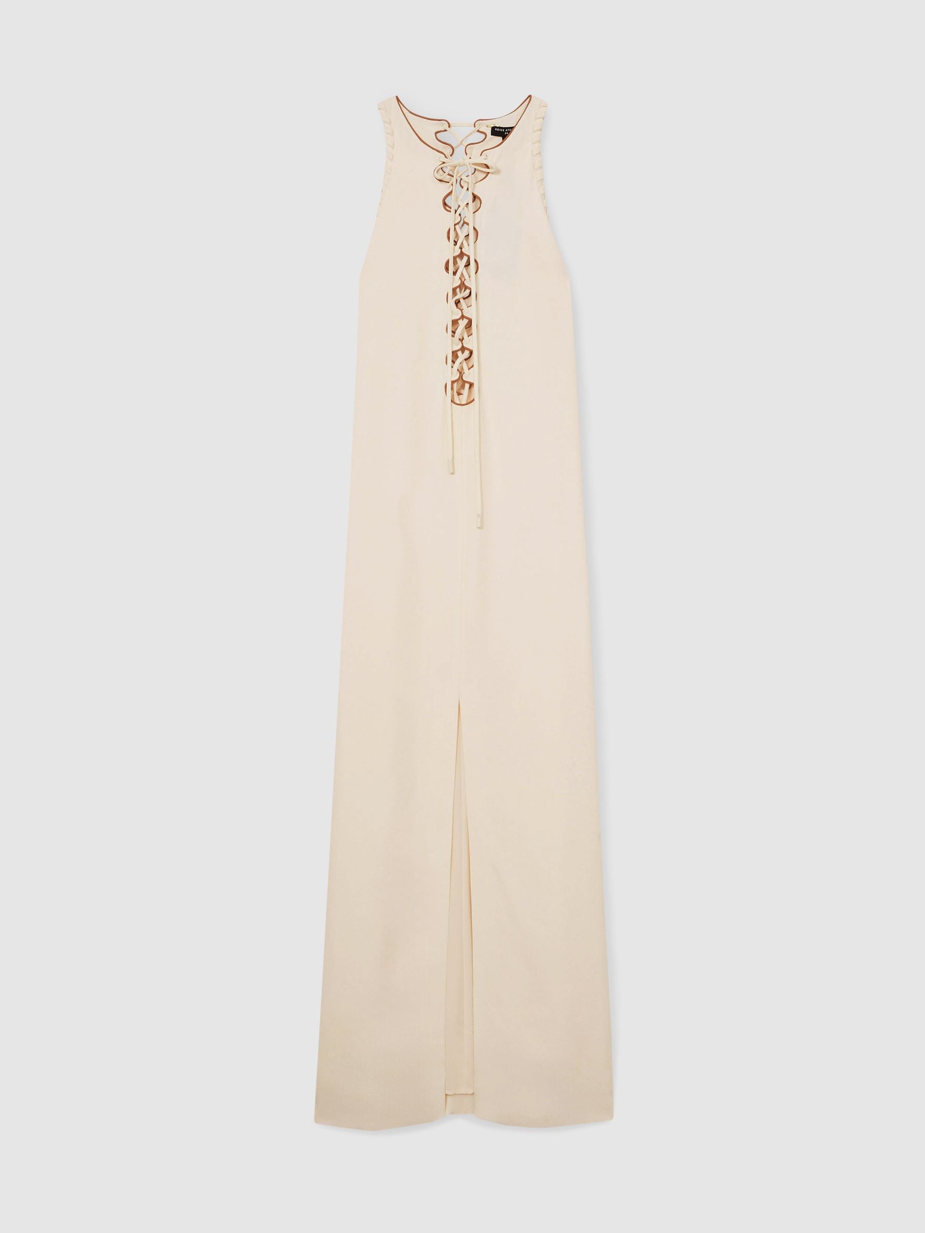 【海外限定】REISSワンピース☆Athene Atelier Satin Crepe Cut- Buy Reiss Cream Athene Atelier Satin Crepe Cut-Out Maxi
