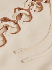 Reiss Cream Athene Atelier Satin Crepe Cut-Out Maxi Dress - Image 5 of 6