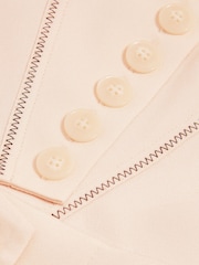 Reiss Neutral Virginia Atelier Corset Midi Dress - Image 8 of 8